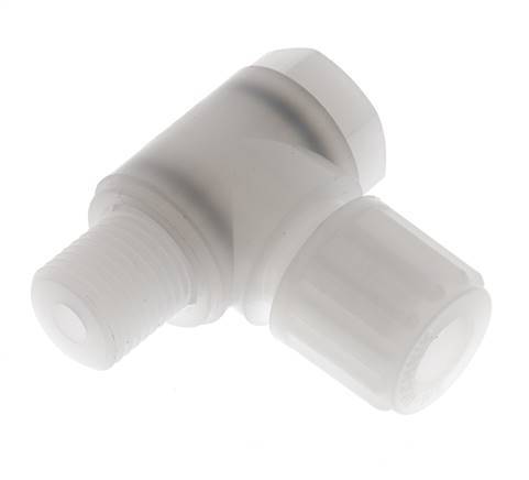 8x6mm & G1/4'' PVDF-Kompressionsverschraubung mit Außengewinde und Hohlschraube 10 bar