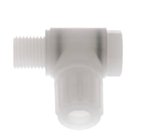 8x6mm & G1/4'' PVDF-Kompressionsverschraubung mit Außengewinde und Hohlschraube 10 bar