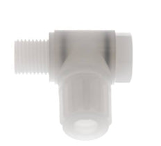 8x6mm & G1/4'' PVDF-Kompressionsverschraubung mit Außengewinde und Hohlschraube 10 bar