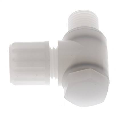 8x6mm & G1/4'' PVDF-Kompressionsverschraubung mit Außengewinde und Hohlschraube 10 bar