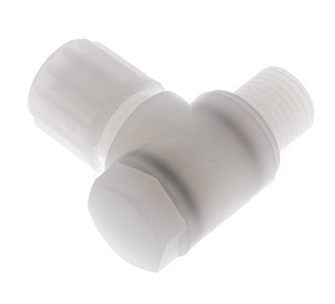8x6mm & G1/4'' PVDF-Kompressionsverschraubung mit Außengewinde und Hohlschraube 10 bar