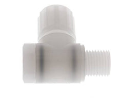 8x6mm & G1/4'' PVDF-Kompressionsverschraubung mit Außengewinde und Hohlschraube 10 bar