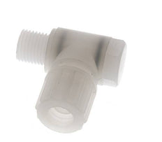 10x8mm & G1/4'' PVDF-Kompressionsverschraubung mit Außengewinde mit Hohlschraube 10 bar
