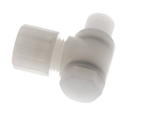 10x8mm & G1/4'' PVDF-Kompressionsverschraubung mit Außengewinde mit Hohlschraube 10 bar
