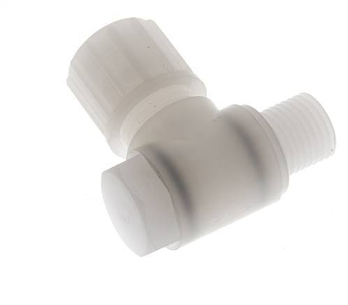 10x8mm & G1/4'' PVDF-Kompressionsverschraubung mit Außengewinde mit Hohlschraube 10 bar