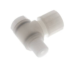 10x8mm & G1/4'' PVDF-Kompressionsverschraubung mit Außengewinde mit Hohlschraube 10 bar