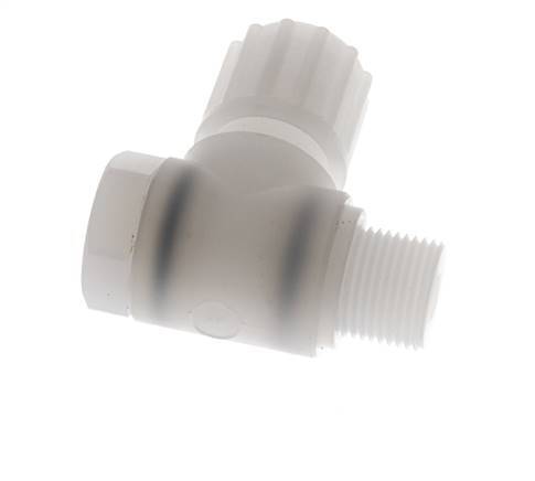 12x10mm & G3/8'' PVDF-Kompressionsverschraubung mit Außengewinde und Hohlschraube 10 bar