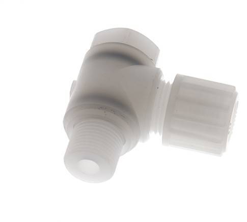 12x10mm & G3/8'' PVDF-Kompressionsverschraubung mit Außengewinde und Hohlschraube 10 bar