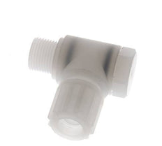 12x10mm & G3/8'' PVDF-Kompressionsverschraubung mit Außengewinde und Hohlschraube 10 bar