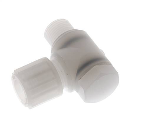 12x10mm & G3/8'' PVDF-Kompressionsverschraubung mit Außengewinde und Hohlschraube 10 bar