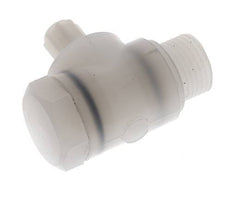 6x4mm & G1/2'' PVDF-Kompressionsverschraubung mit Außengewinde und Hohlschraube 10 bar