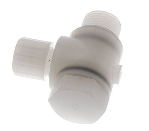 10x8mm & G1/2'' PVDF-Kompressionsverschraubung mit Außengewinde mit Hohlschraube 10 bar