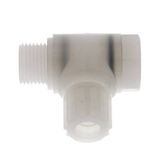 12x10mm & G1/2'' PVDF-Kompressionsverschraubung mit Außengewinde und Hohlschraube 10 bar