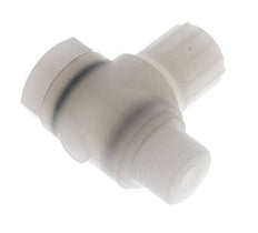 12x10mm & G1/2'' PVDF-Kompressionsverschraubung mit Außengewinde und Hohlschraube 10 bar