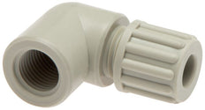 8x6mm & G1/4'' PA Elbow Compression Fitting with Female Threads 10 bar [2 Pieces]