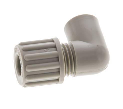8x6mm & G1/8'' PP Elbow Compression Fitting with Female Threads 10 bar