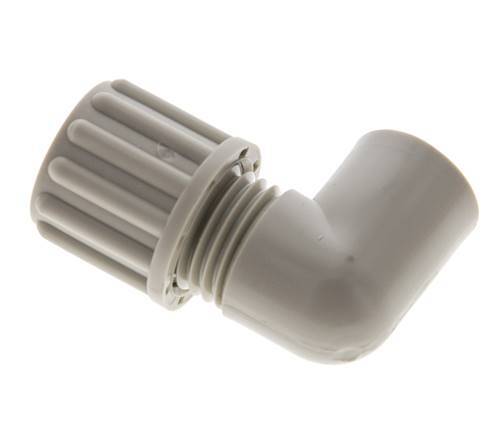 8x6mm & G1/8'' PP Elbow Compression Fitting with Female Threads 10 bar