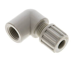 8x6mm & G1/4'' PP Elbow Compression Fitting with Female Threads 10 bar
