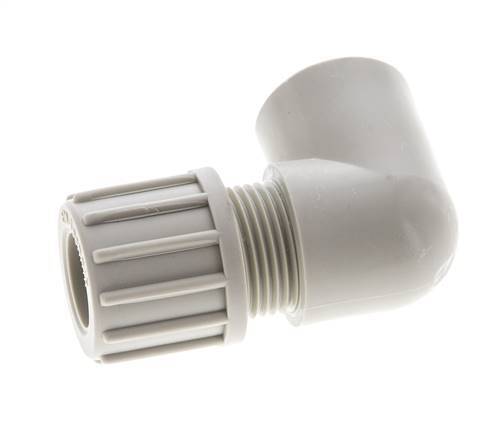 14x12mm & G1/4'' PP Elbow Compression Fitting with Female Threads 10 bar