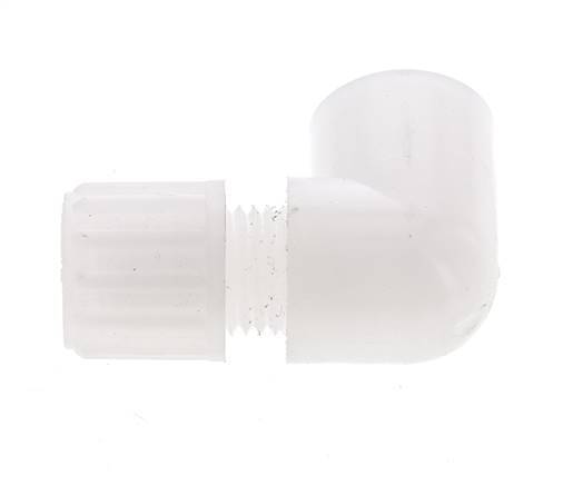 12x10mm & G1/4'' PVDF Elbow Compression Fitting with Female Threads 10 bar