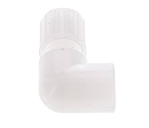 12x10mm & G1/4'' PVDF Elbow Compression Fitting with Female Threads 10 bar