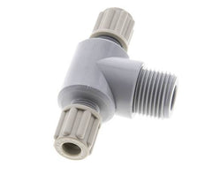 6x4mm & G3/8'' PA T-Shape Tee Compression Fitting with Male Threads 10 bar