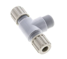8x6mm & G3/8'' PA T-Shape Tee Compression Fitting with Male Threads 10 bar