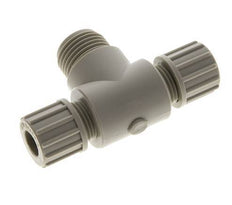 10x8mm & G1/2'' PP T-Shape T-Kompressionsfitting mit Außengewinde 10 bar