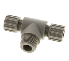 10x8mm & G1/2'' PP T-Shape T-Kompressionsfitting mit Außengewinde 10 bar