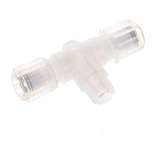 6x4mm & G1/8'' PFA T-Shape Tee Cutting Fitting with Male Threads 10 bar