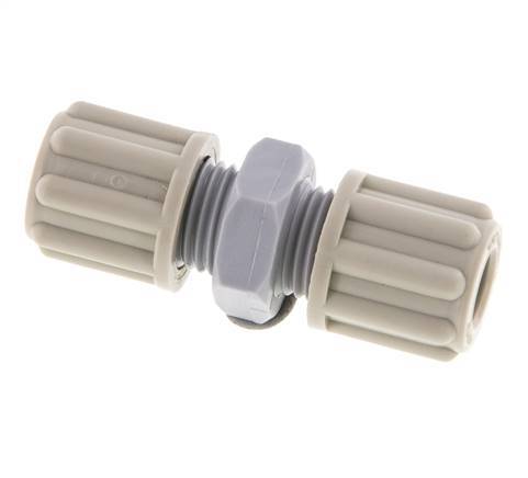 6x4mm PA Gerade Druckverschraubung 10 bar [5 Stück]