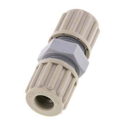 8x6mm PA Gerade Druckverschraubung 10 bar [2 Stück]