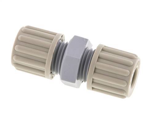 8x6mm PA Gerade Druckverschraubung 10 bar [2 Stück]
