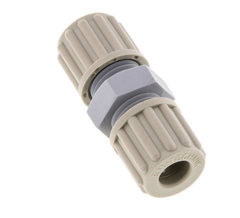 8x6mm PA Gerade Druckverschraubung 10 bar [2 Stück]