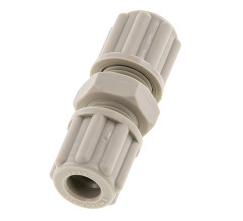 6x4mm PP Gerade Druckverschraubung 10 bar [2 Stück]