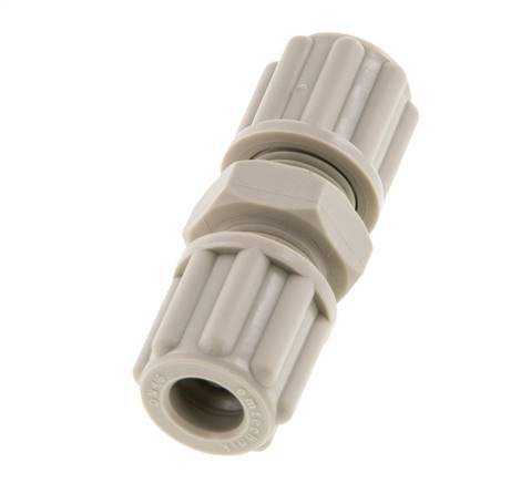 6x4mm PP Gerade Druckverschraubung 10 bar [2 Stück]