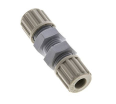 8x6mm PA Gerade Druckverschraubung Bulkhead 10 bar [2 Stück]