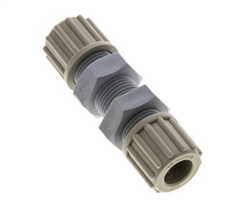 12x9mm PA Straight Compression Fitting Bulkhead 10 bar