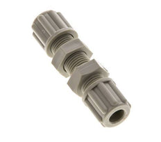 6x4mm PP Gerade Kompressionsverschraubung Bulkhead 10 bar [2 Stück]