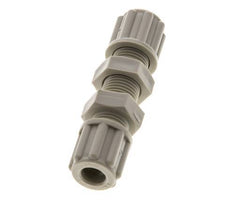 6x4mm PP Gerade Kompressionsverschraubung Bulkhead 10 bar [2 Stück]
