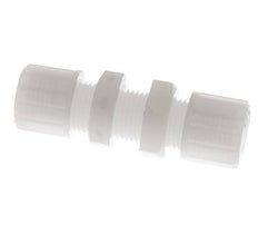 10x8mm PVDF Straight Compression Fitting Bulkhead 10 bar