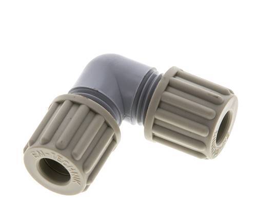 8x6mm PA-Winkel-Druckverschraubung 10 bar [2 Stück]