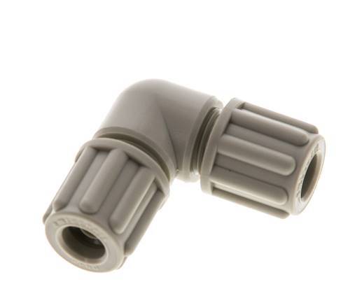 6x4mm PP-Winkel-Kompressionsverschraubung 10 bar [2 Stück]