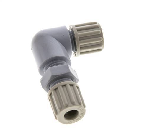 8x6mm PA-Winkelverschraubung mit Druckstutzen 10 bar [2 Stück]
