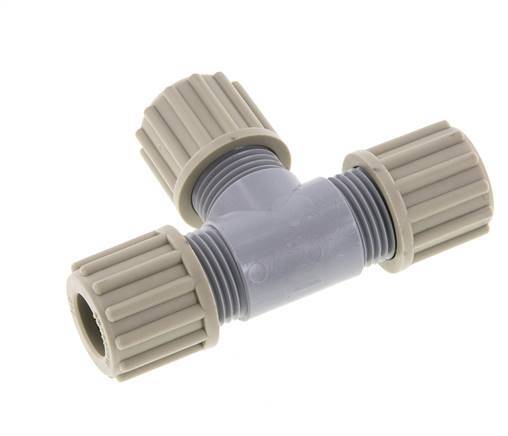 12x9mm PA T-Shape Tee Compression Fitting 10 bar