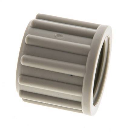 12x10mm (M18x1.5) PP Überwurfmutter gerändelt [5 Stück]