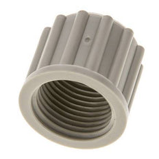 12x10mm (M18x1.5) PP Überwurfmutter gerändelt [5 Stück]