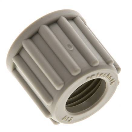 12x10mm (M18x1.5) PP Überwurfmutter gerändelt [5 Stück]