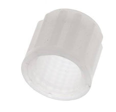 8x6mm (M14x1.5) PVDF Überwurfmutter gerändelt [5 Stück]
