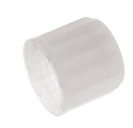 8x6mm (M14x1.5) PVDF Überwurfmutter gerändelt [5 Stück]